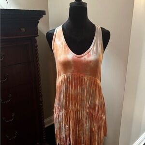T -party fashion Tie-Dye Sleeveless Top. Boutique find